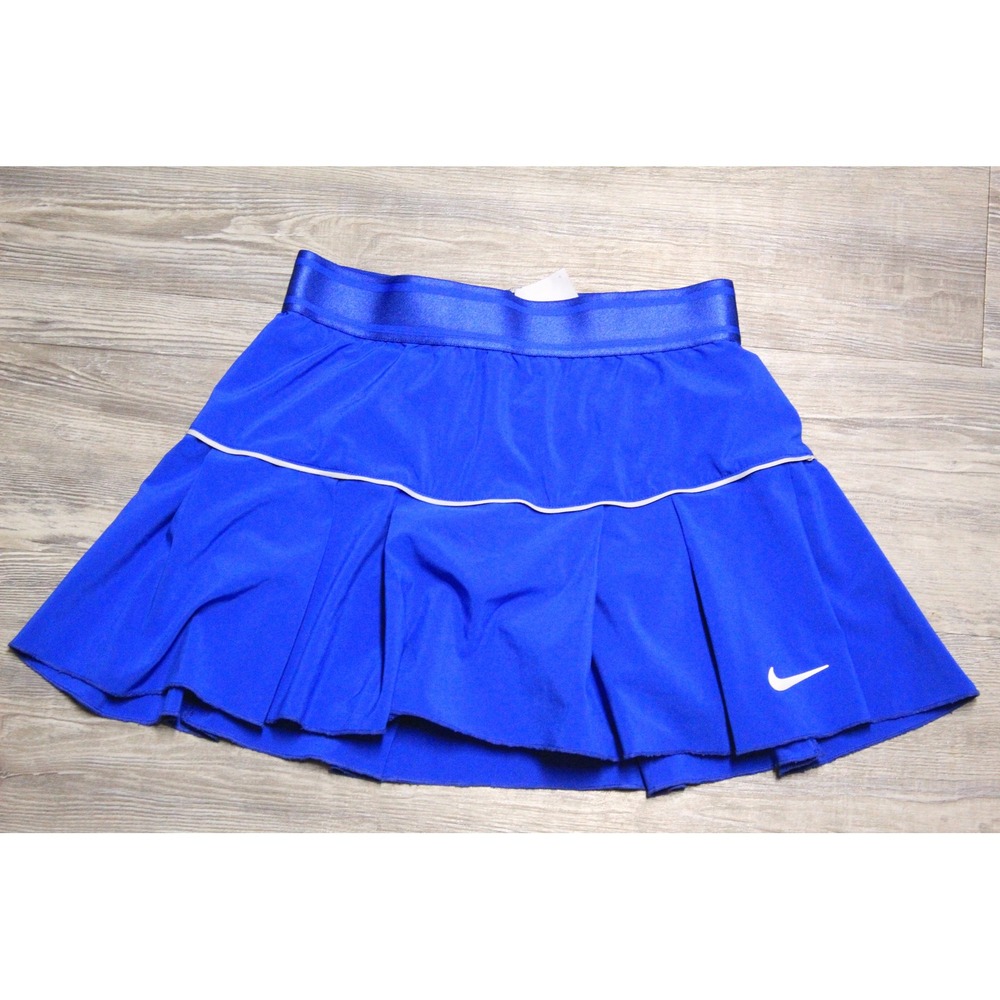 Nike Court Dri-FIT Tennis Skort Women's XS Royal Blue Pleated